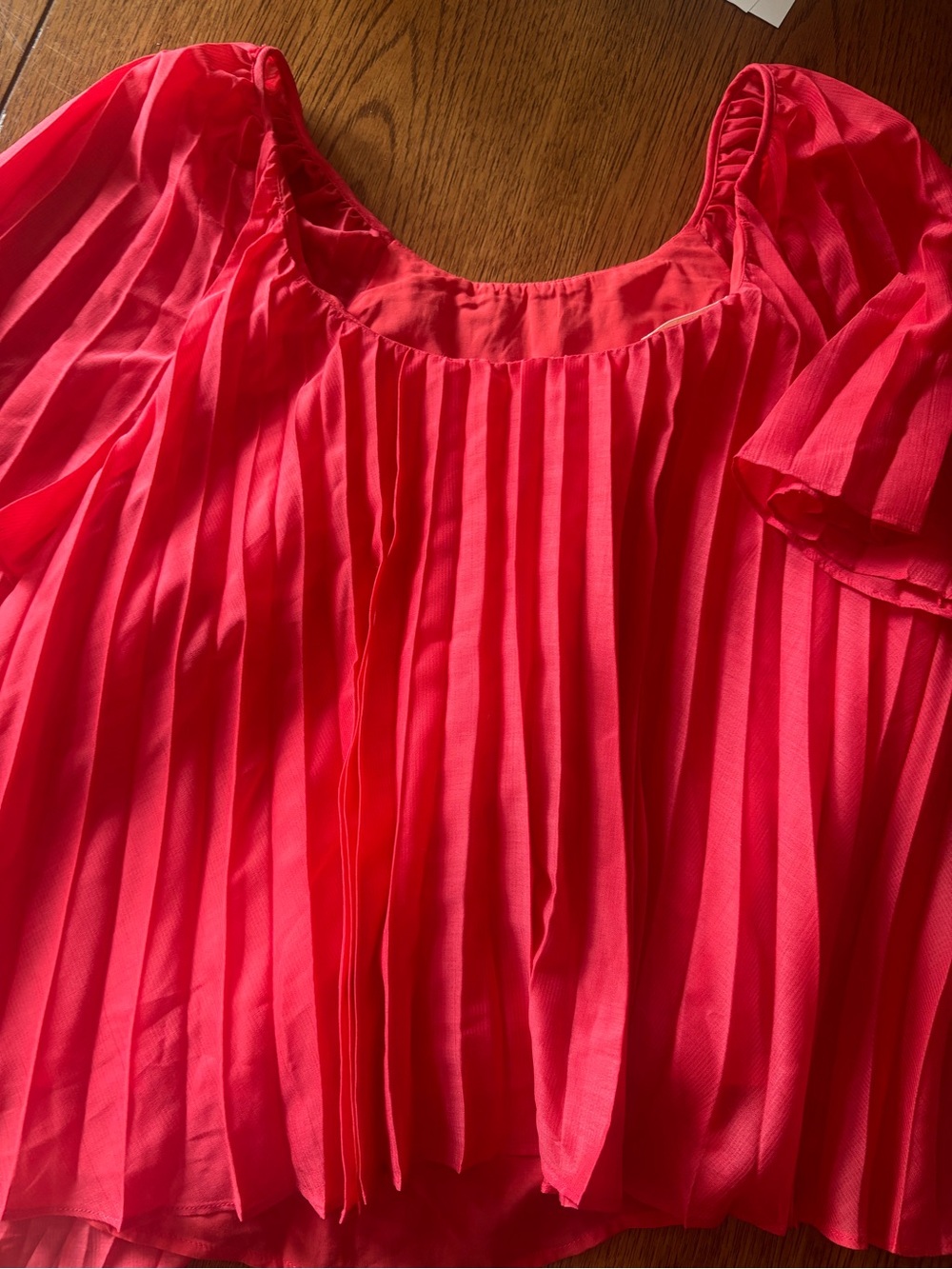 Sezane NWT Romy Blouse Poppy SZ 6 - Picture 4 of 6